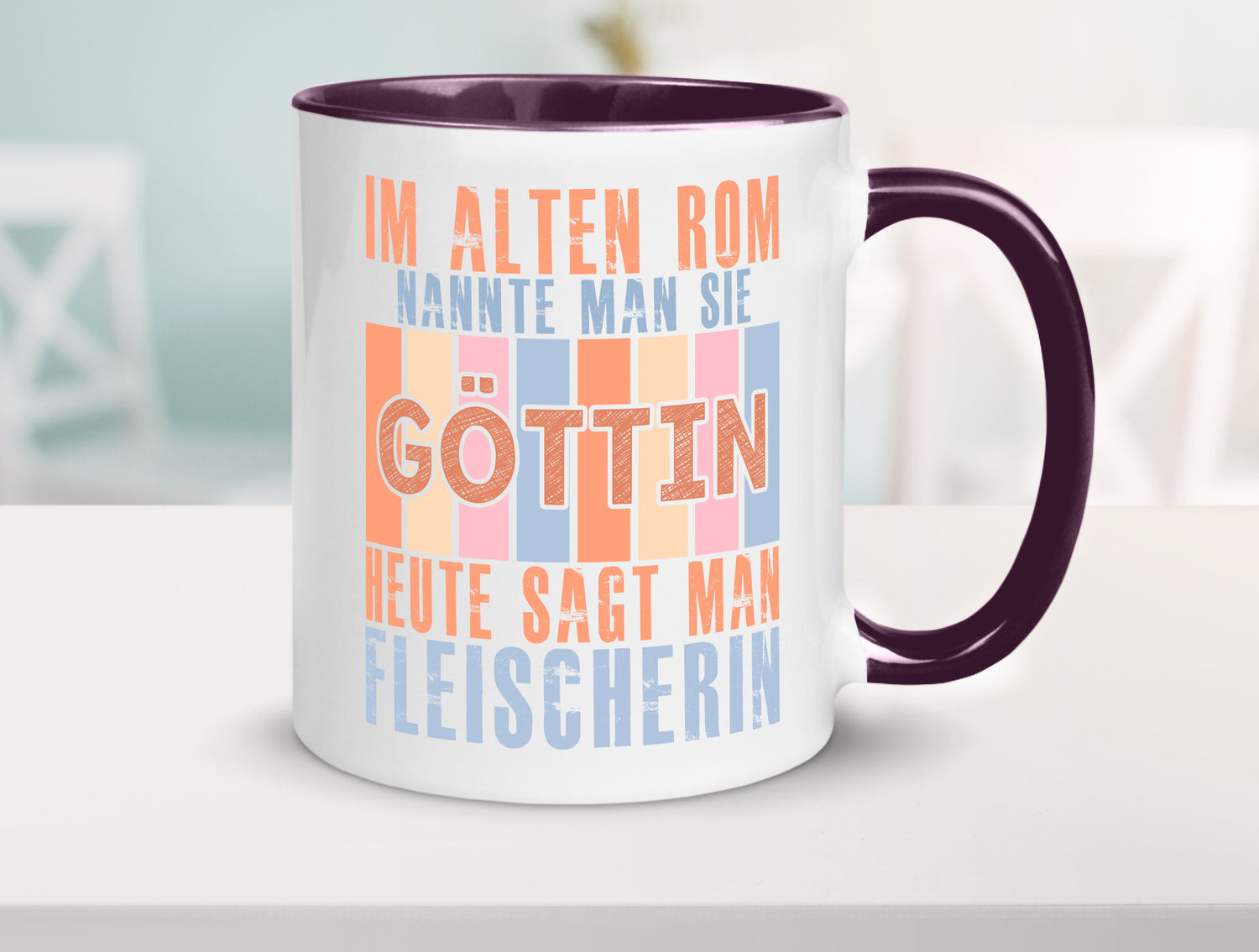 Heute sagt man: Fleischerin | Schlachterei lustig Humor Geschenkidee Geschenk
