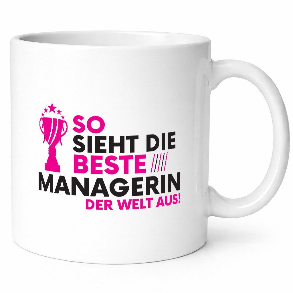 Die Weltbeste Managerin | Management lustig Humor Geschenkidee Geschenk Tasse