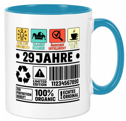 29. Geburtstag | 29 Jahre Humor Limited Edition lustiger Spruch Geschenk