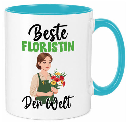 Beste Floristin | Blumen VerkÃƒÂ¤uferin Humor Geschenkidee Tasse