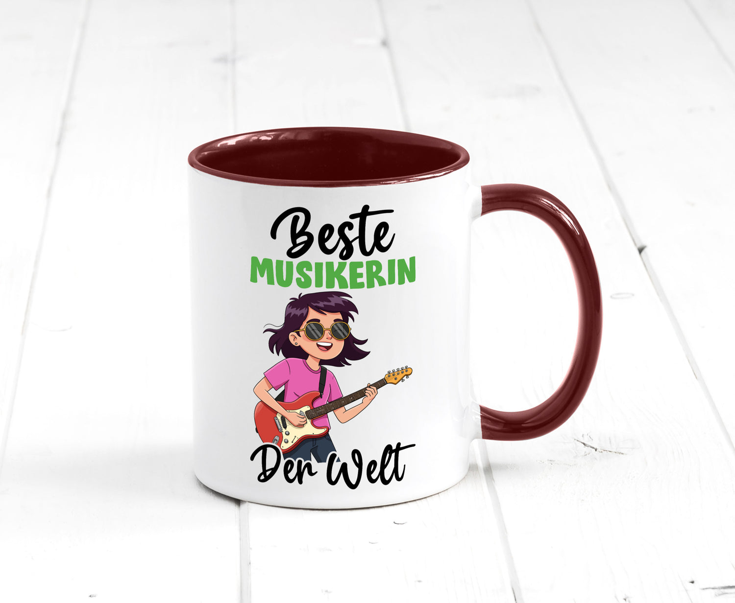 Beste Musikerin | Musik Musikantin v2 Geschenkidee Humor Tasse