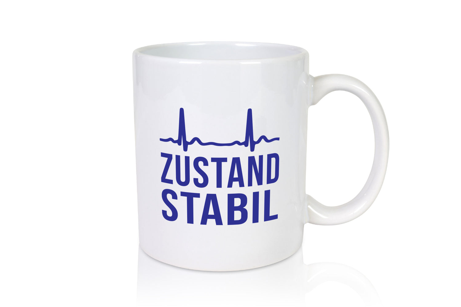 Zustand stabil | Herzschlag v2 Geschenk Humor Geschenkidee lustiger Spruch Tasse
