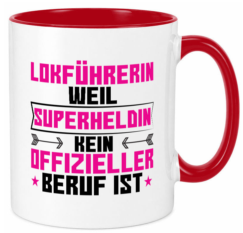 Superheldin Lokführerin | Zug Beruf Geschenk Arbeit Kollegen Büro lustiger