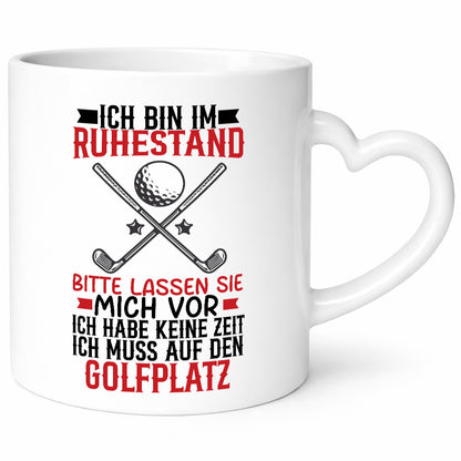 Rentner | Golf spielen Golfplatz Ruhestand genießen lustig Jubiläum Geschenk
