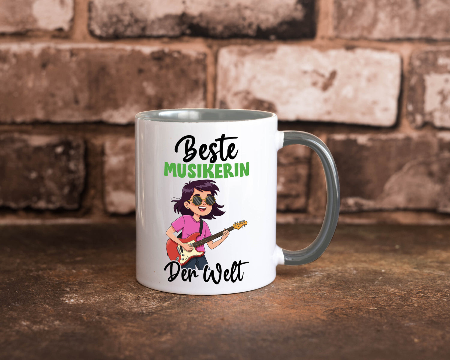 Beste Musikerin | Musik Musikantin v2 Geschenkidee Humor Tasse