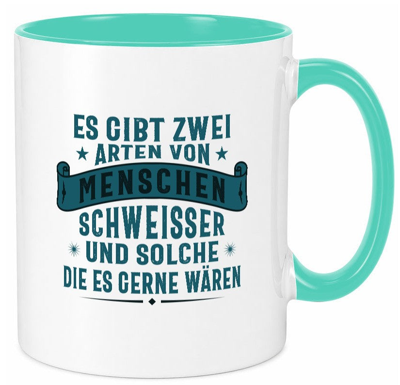 Zwei Arten Menschen | Schweisser Sterne Geschenk Humor Geschenkidee lustiger Tasse