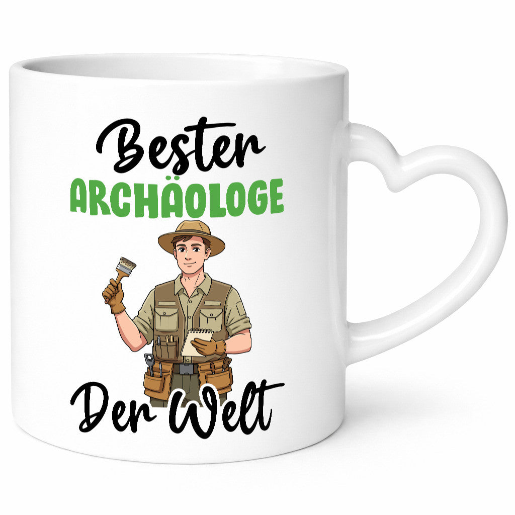 Bester Archäologe | Archäologie Forscher v2 Humor Geschenkidee Tasse