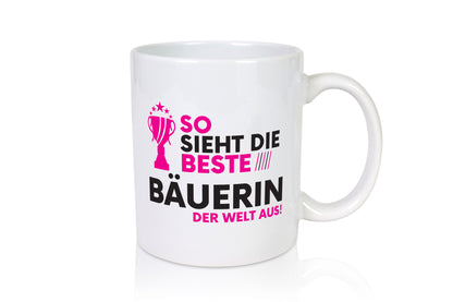 Die Weltbeste Bäuerin | Bauernhof Landwirtschaft lustiger Spruch Geschenk Humor