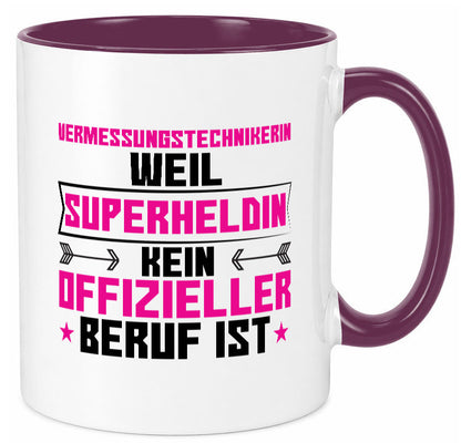 Superheldin Vermessungstechnikerin | Techniker Humor Geschenkidee Tasse