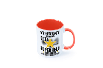 Bedeutung von Student | Universität Uni Studium Geschenkidee Humor Tasse