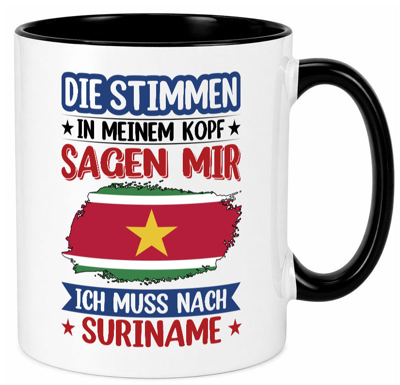 Suriname | Urlaub Stimmen in meinem Kopf Traumland v2 Geschenk Humor