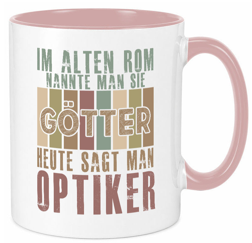 Heute sagt man: Optiker | Augenoptiker Geschenkidee Humor Tasse