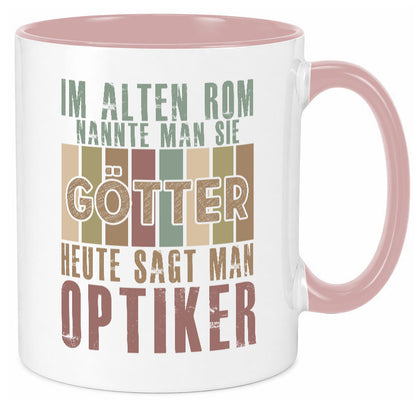 Heute sagt man: Optiker | Augenoptiker Geschenkidee Humor Tasse