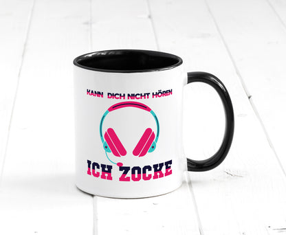 Kann dich nicht hören ich Zocke | Gamer Zocken Zocker Geschenkidee Humor Tasse