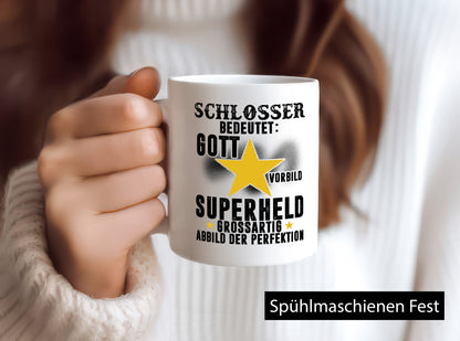 Bedeutung von Schlosser | Beruf Schlosserei Geschenkidee Arbeit Kollegen Büro