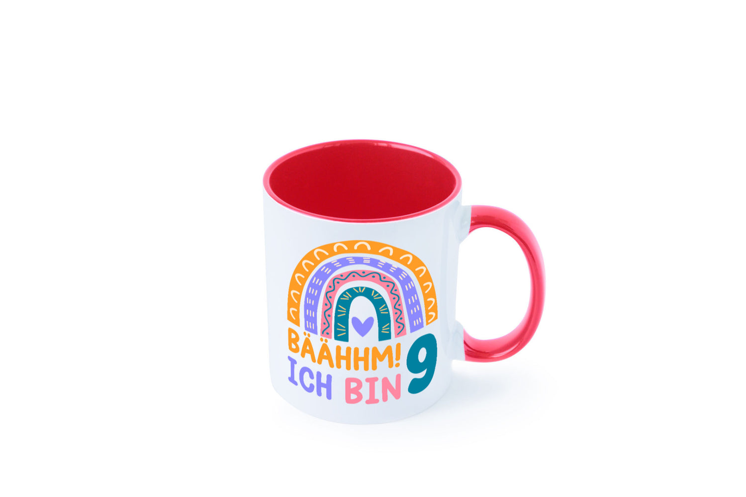 9. Geburtstag | 9 Jahre Regenbogen Bääm Mädchen Geschenk Geschenkidee lustiger