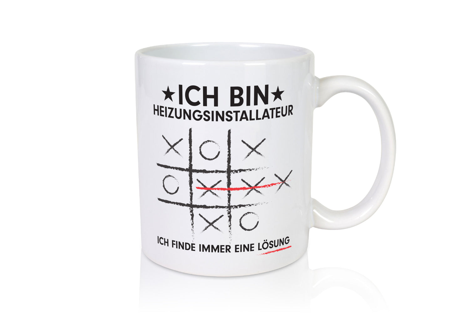 Löse Probleme: Heizungsinstallateur | Heizungsbauer Humor Geschenkidee Tasse