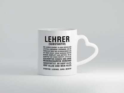 Lehrer | Definition Kollege Mitarbeiter Geschenkidee Arbeit Kollegen Büro Humor