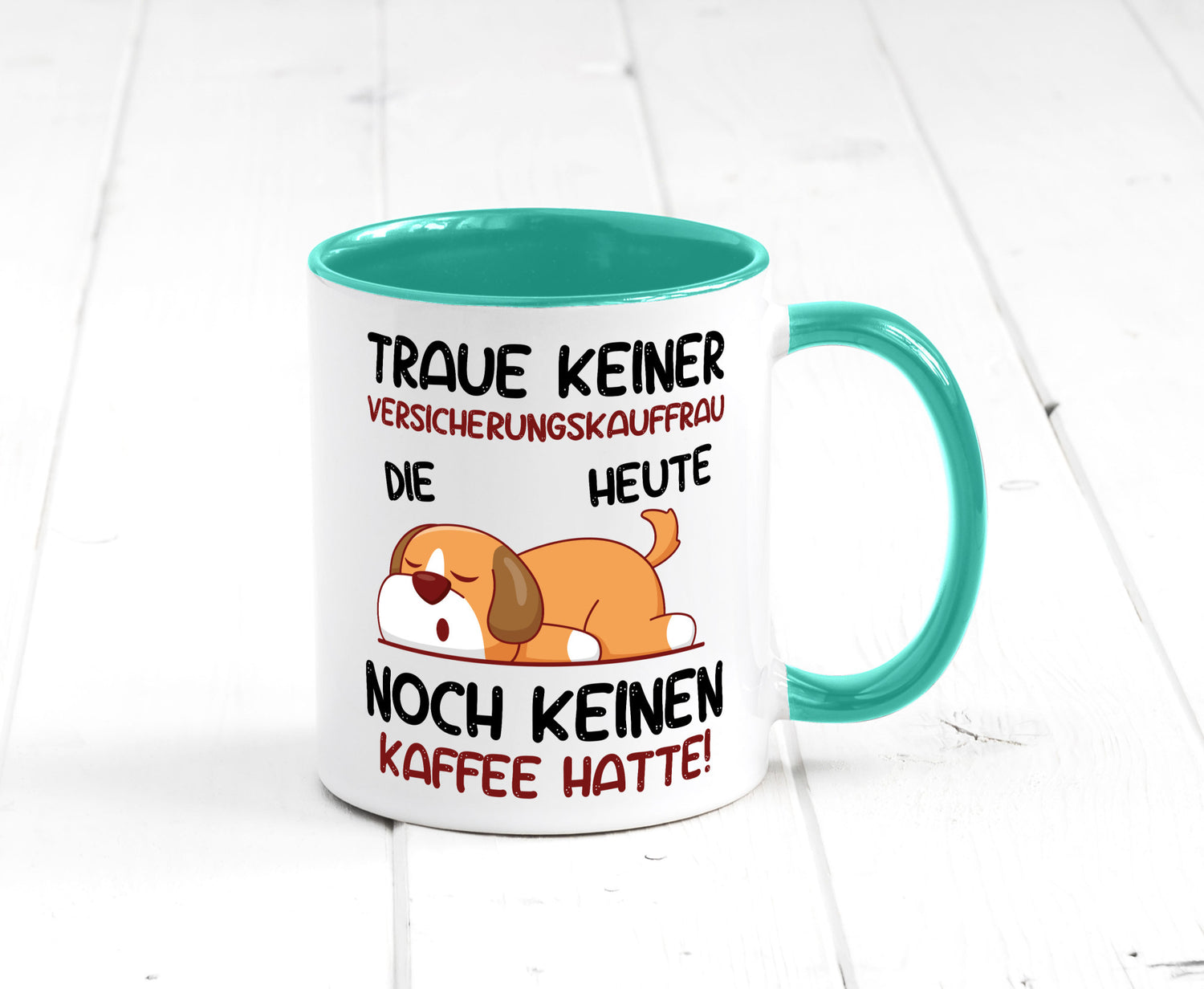 Traue keiner Versicherungskauffrau | Kauffrau Geschenk Humor Geschenkidee