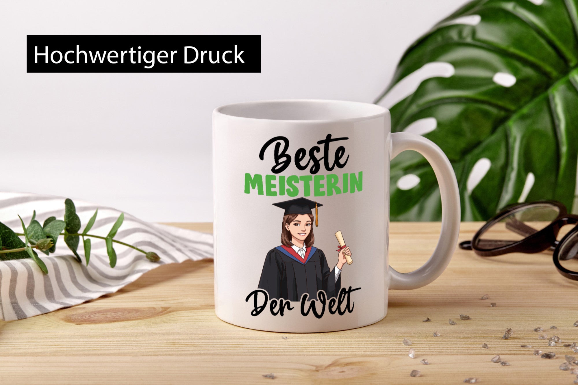 Beste Meisterin | Meisterbrief v2 Geschenk Humor Geschenkidee lustiger Spruch