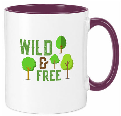 Wild and free | Freiheit Camper Hobbycamper Geschenkidee Humor Tasse