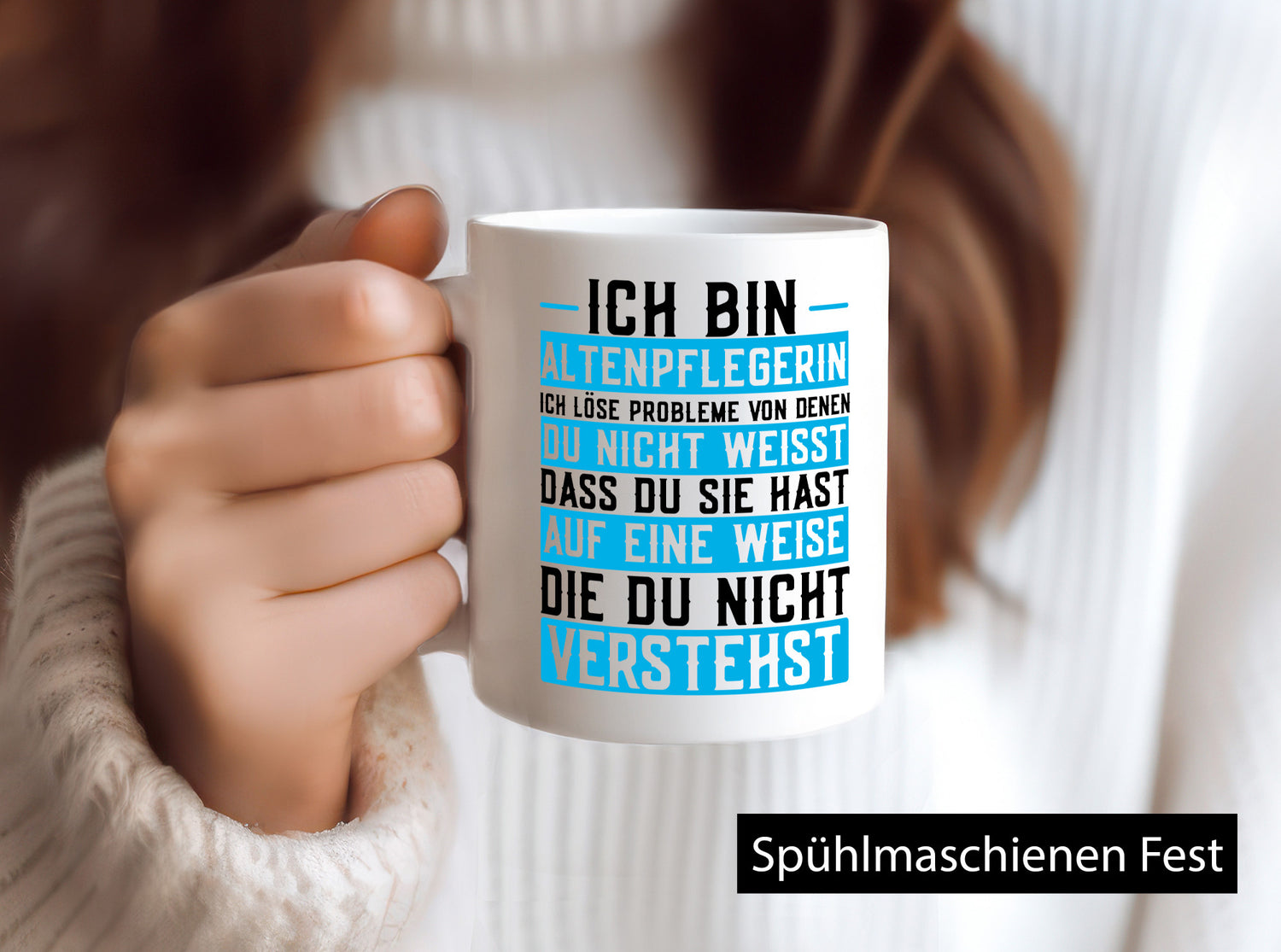 Ich bin Altenpflegerin | Beruf Pflegerin Betreuerin lustig Arbeit Kollegen Büro