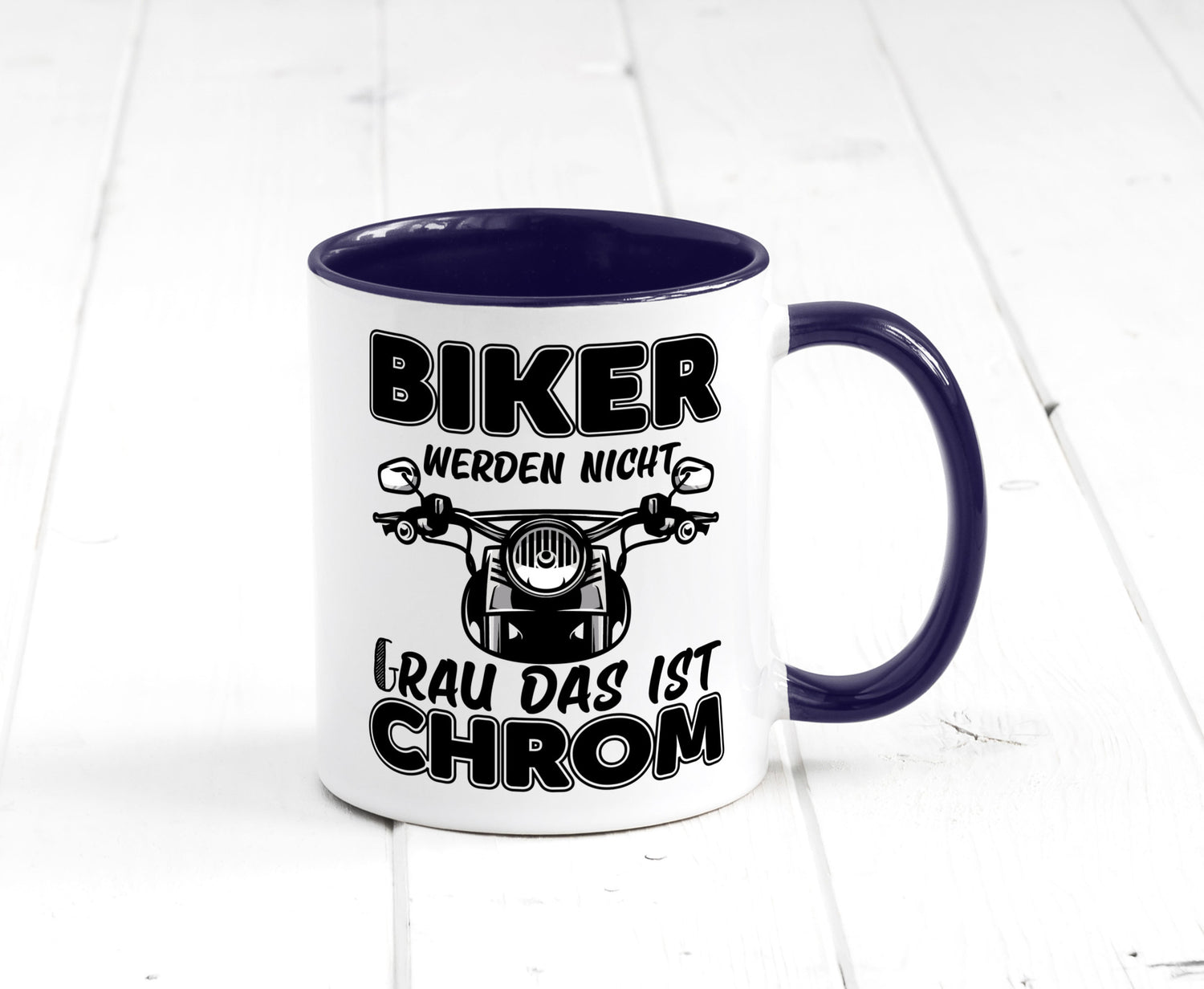 Biker werden nicht grau | Motorrradfahrer Tasse Humor Geschenkidee