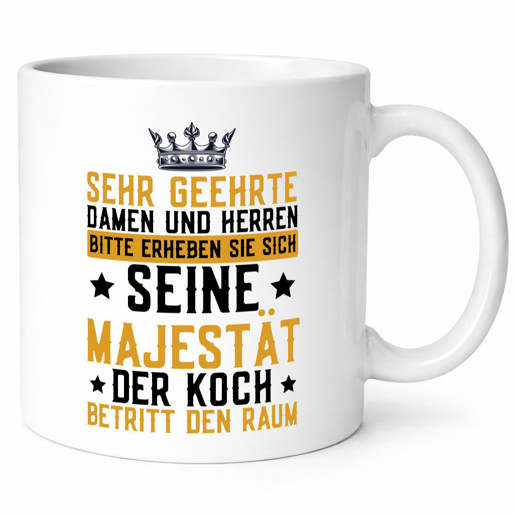 Seine Majestät der Koch | Küchenchef Restaurant Beruf Geschenkidee Arbeit
