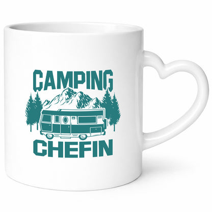 Camping Chefin | Wohnmobil Geschenk Arbeit Kollegen Büro lustiger Spruch Tasse