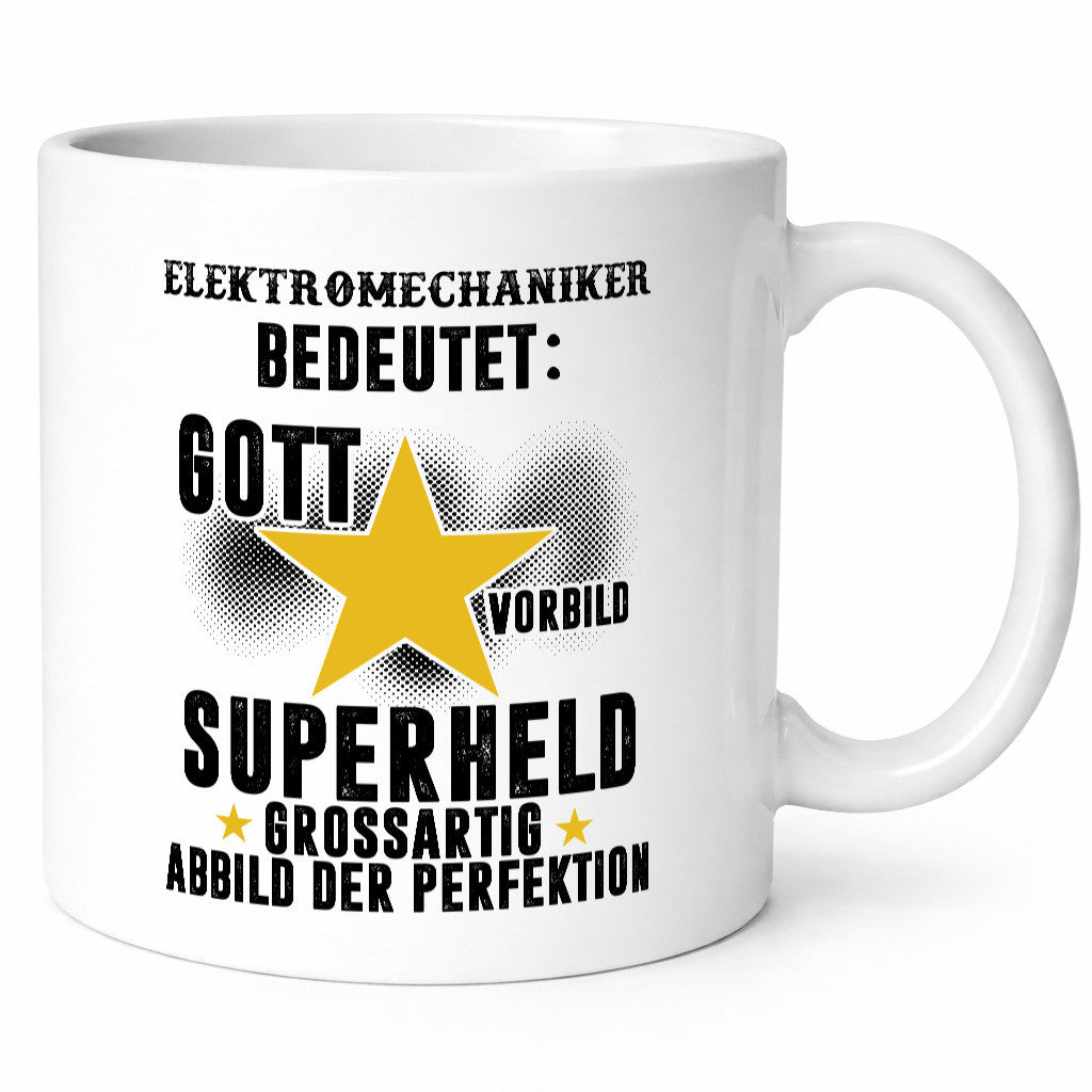 Bedeutung von Elektromechaniker | Mechaniker Elektrik Humor Geschenkidee Tasse