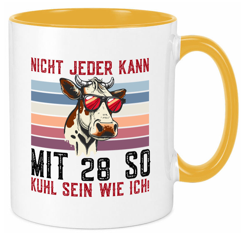 Mit 28 so gut aussehen | 28. Geburtstag Landwirt Bauer Geschenk Geschenkidee Tasse