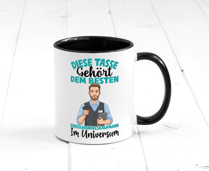 Im Universum: Einzelhandelskaufmann | Einzelhandel Geschenk Humor Geschenkidee Tasse