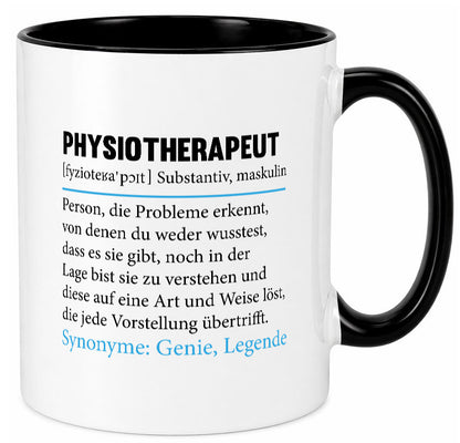 Physiotherapeut | Beruf Spruch Text lustig v2 Humor Arbeit Kollegen Büro