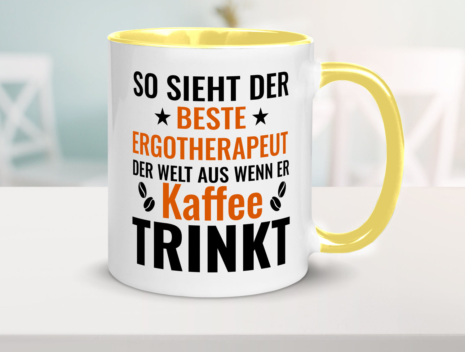 Kaffee trinkt: Ergotherapeut | Ergotherapie lustig Humor Geschenkidee Geschenk