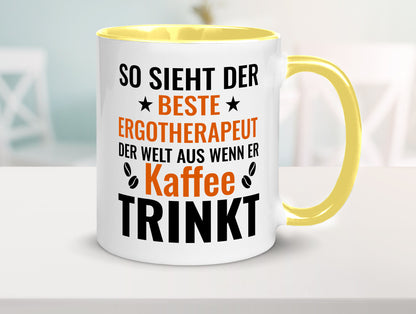 Kaffee trinkt: Ergotherapeut | Ergotherapie lustig Humor Geschenkidee Geschenk