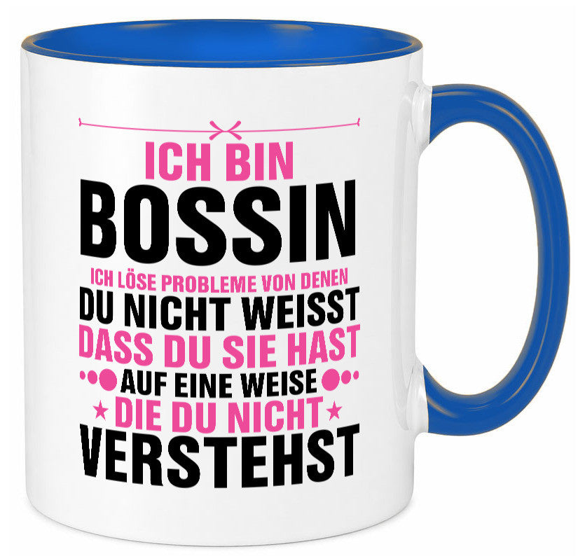 Löse Probleme: Bossin | Führungskraft Vorgesetzte lustig Humor Geschenkidee