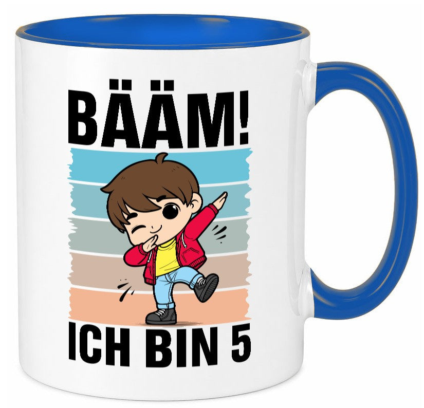 5. Geburtstag | Ich bin 5 Jahre Bäääm Dabbing Kind Geschenkidee Humor Tasse