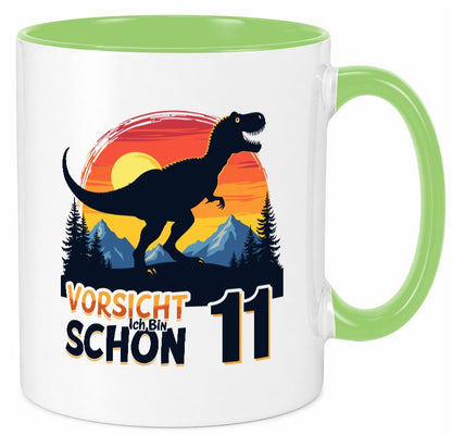 10. Geburtstag | 10 Jahre Dinosaurier v2 lustig Geschenkidee Geschenk Tasse