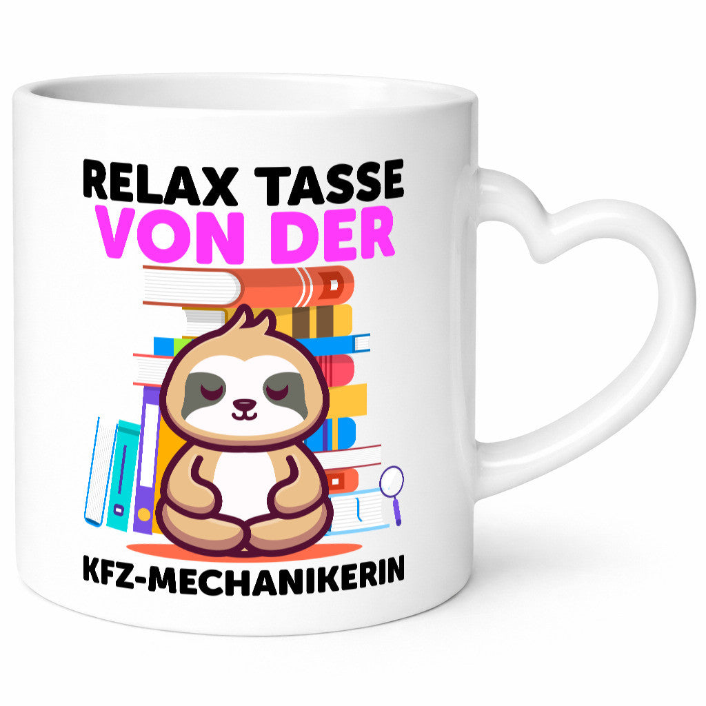 Relax Tasse: KFZ-Mechanikerin | Mechaniker KFZ Humor Geschenkidee Tasse
