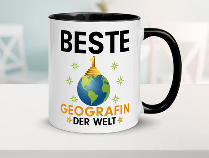 Welt Beste Geografin | Geografie lustiger Spruch Geschenk Humor Geschenkidee