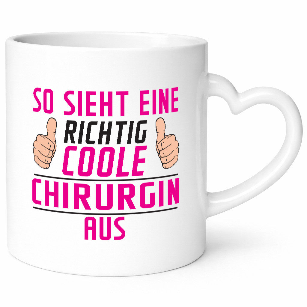 Richtig Coole Chirurgin | Chirurgie Krankenhaus Geschenkidee Humor Tasse