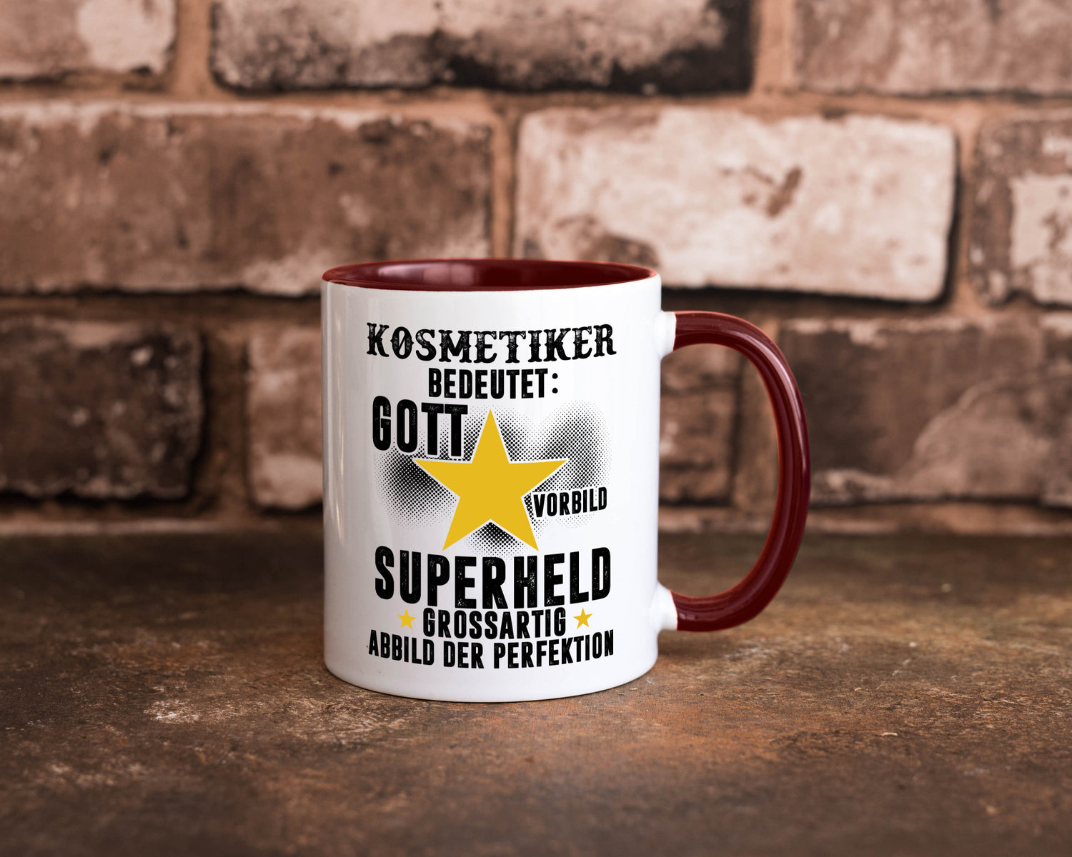 Bedeutung von Kosmetiker | Kosmetik Stylist Visagist Geschenkidee Humor Tasse