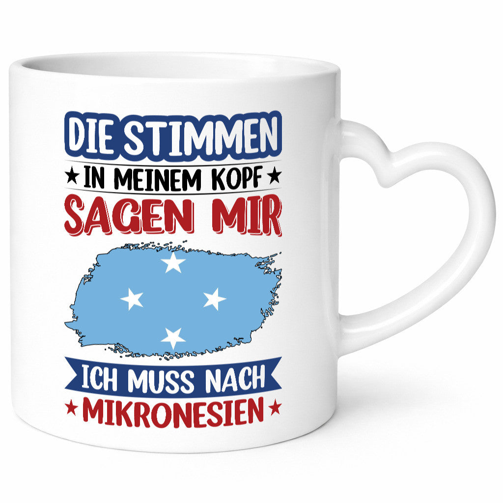 Mikronesien | Urlaub Stimmen in meinem Kopf Traumland Geschenk Humor