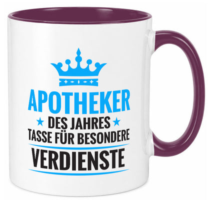 Besonderer Verdienst: Apotheker | Apotheke Pharmazie lustiger Spruch Geschenk