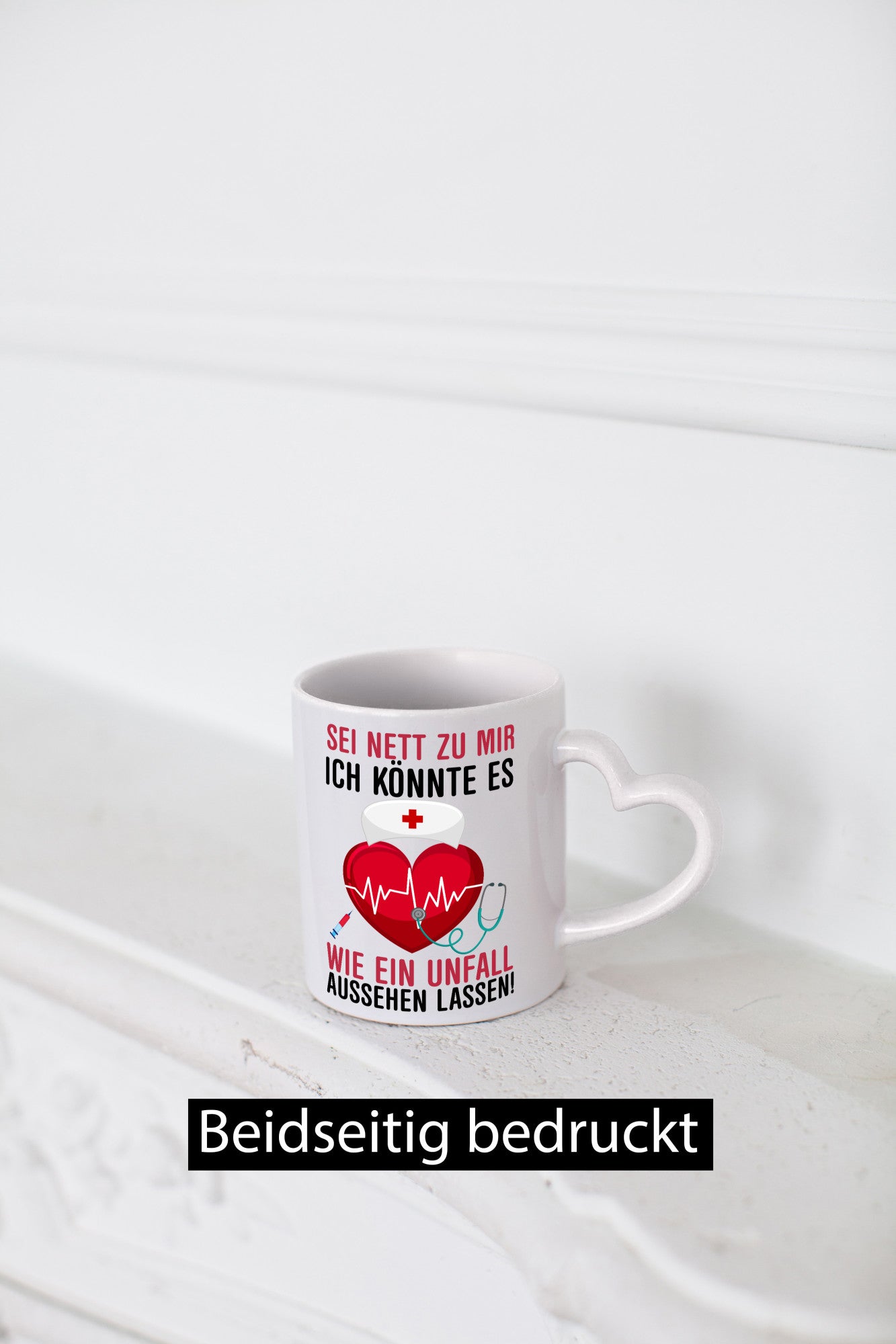Sei nett zu mir | Krankenschwester Arzt Klinik Spritze lustig Humor