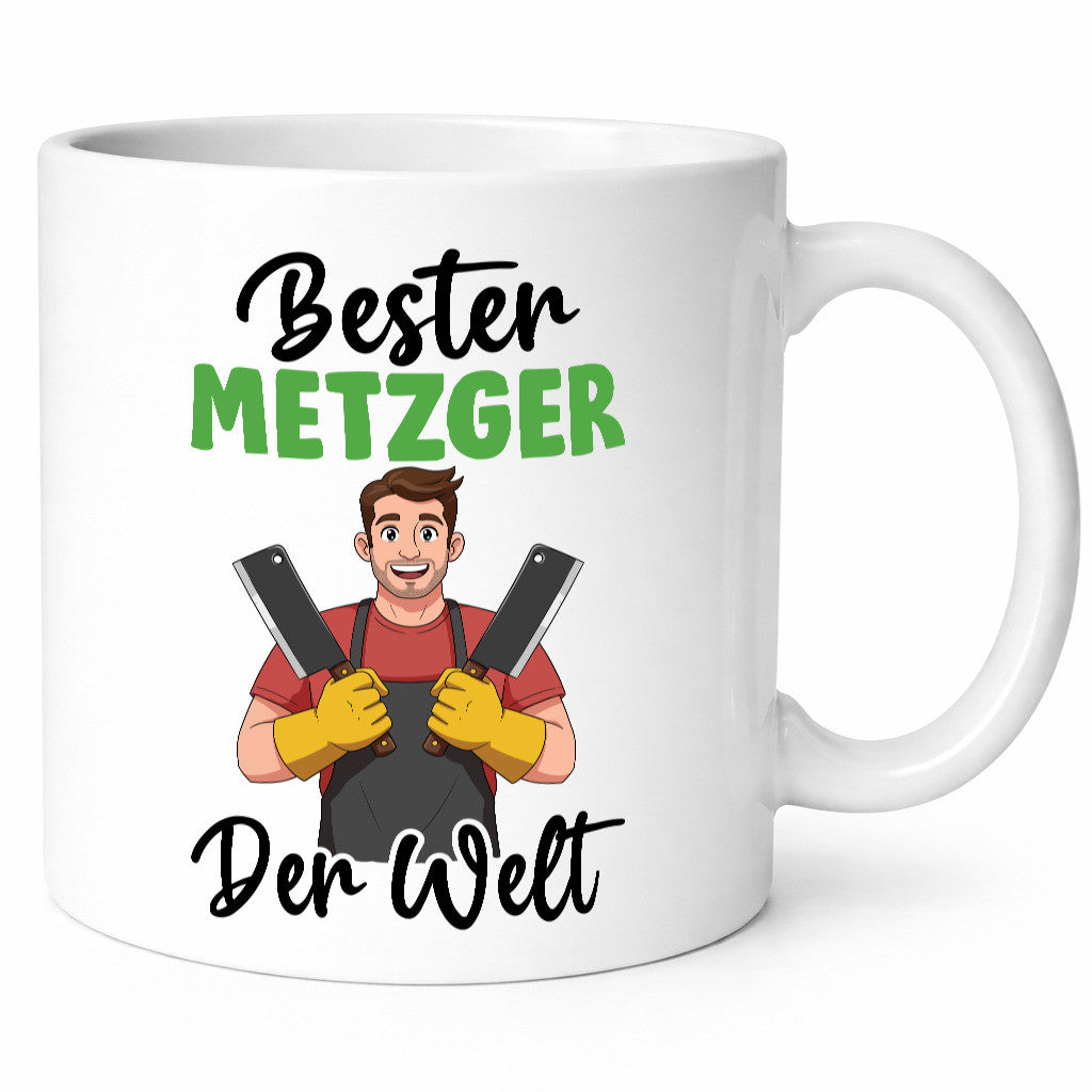 Bester Metzger | Fleischer Metzgerei v2 Geschenkidee Humor Tasse