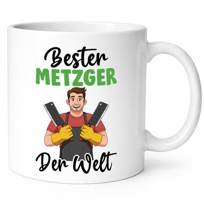 Bester Metzger | Fleischer Metzgerei v2 Geschenkidee Humor Tasse