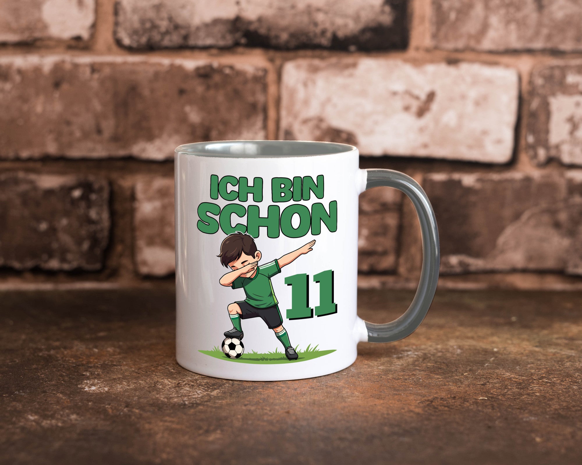 11. Geburtstag | 11 Jahre Fußballer Geschenkidee Humor Tasse