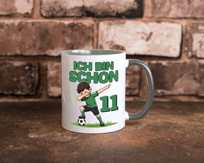 11. Geburtstag | 11 Jahre Fußballer Geschenkidee Humor Tasse