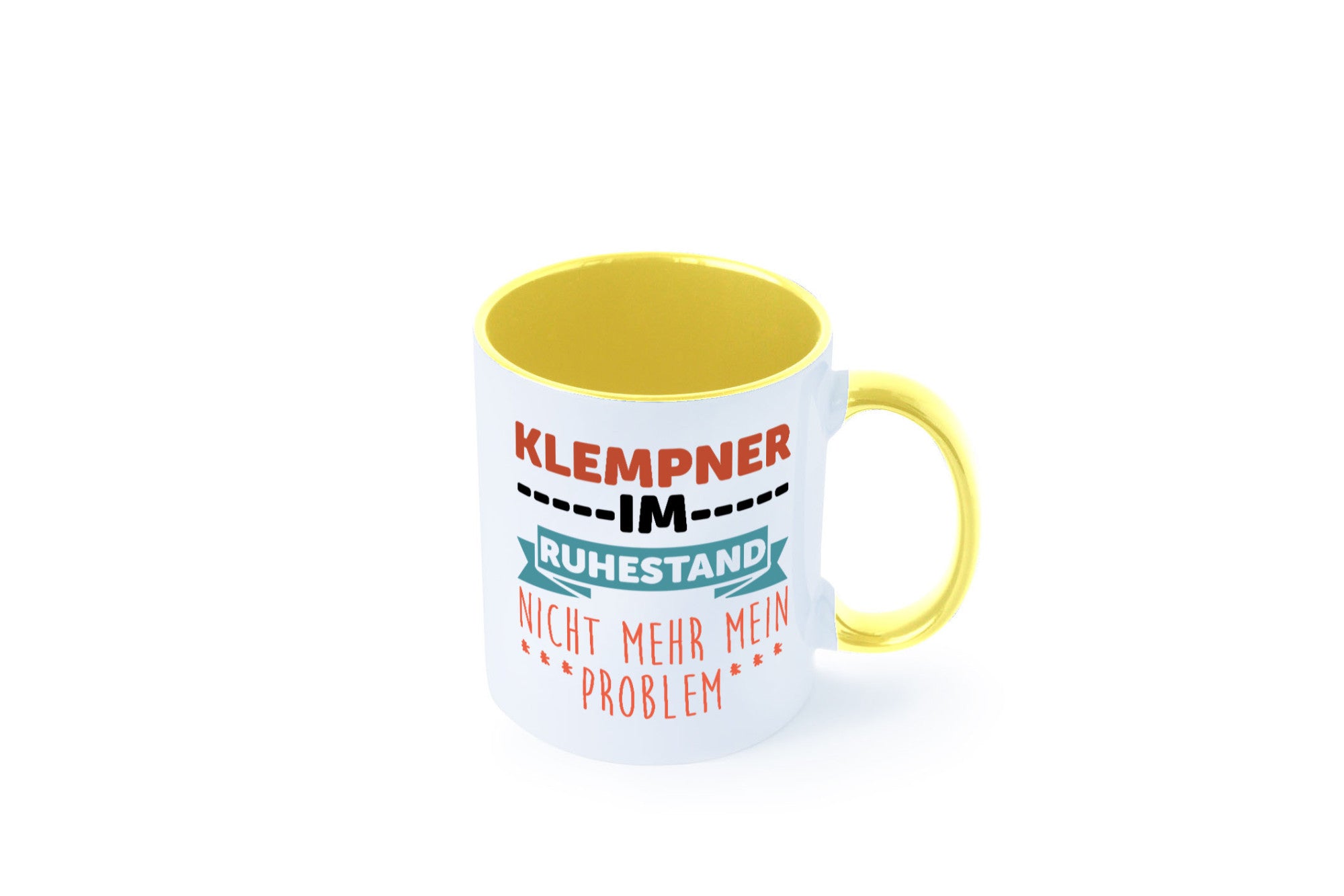 Klempner im ruhestand nicht mehr mein Problem Geschenkidee Jubiläum Humor Tasse
